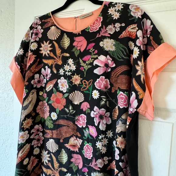 100% Silk Emma Cook Caftan Dress - Picture 2 of 4